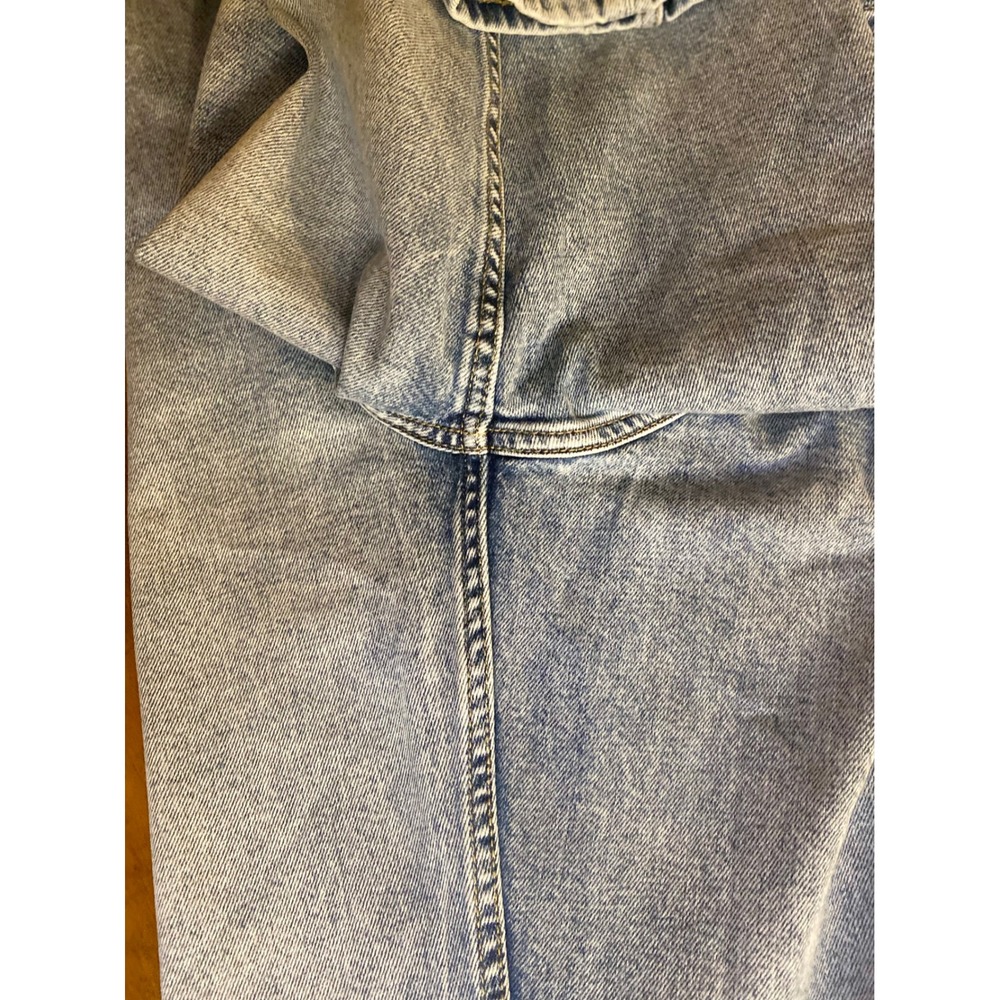 Banana Republic Premium Denim High Rise Straight Light Wash Jeans 32 Short - Picture 8 of 11